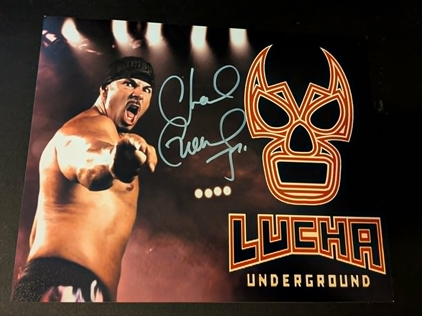 Chavo Guerrero Pose 3 Signed Photo COA