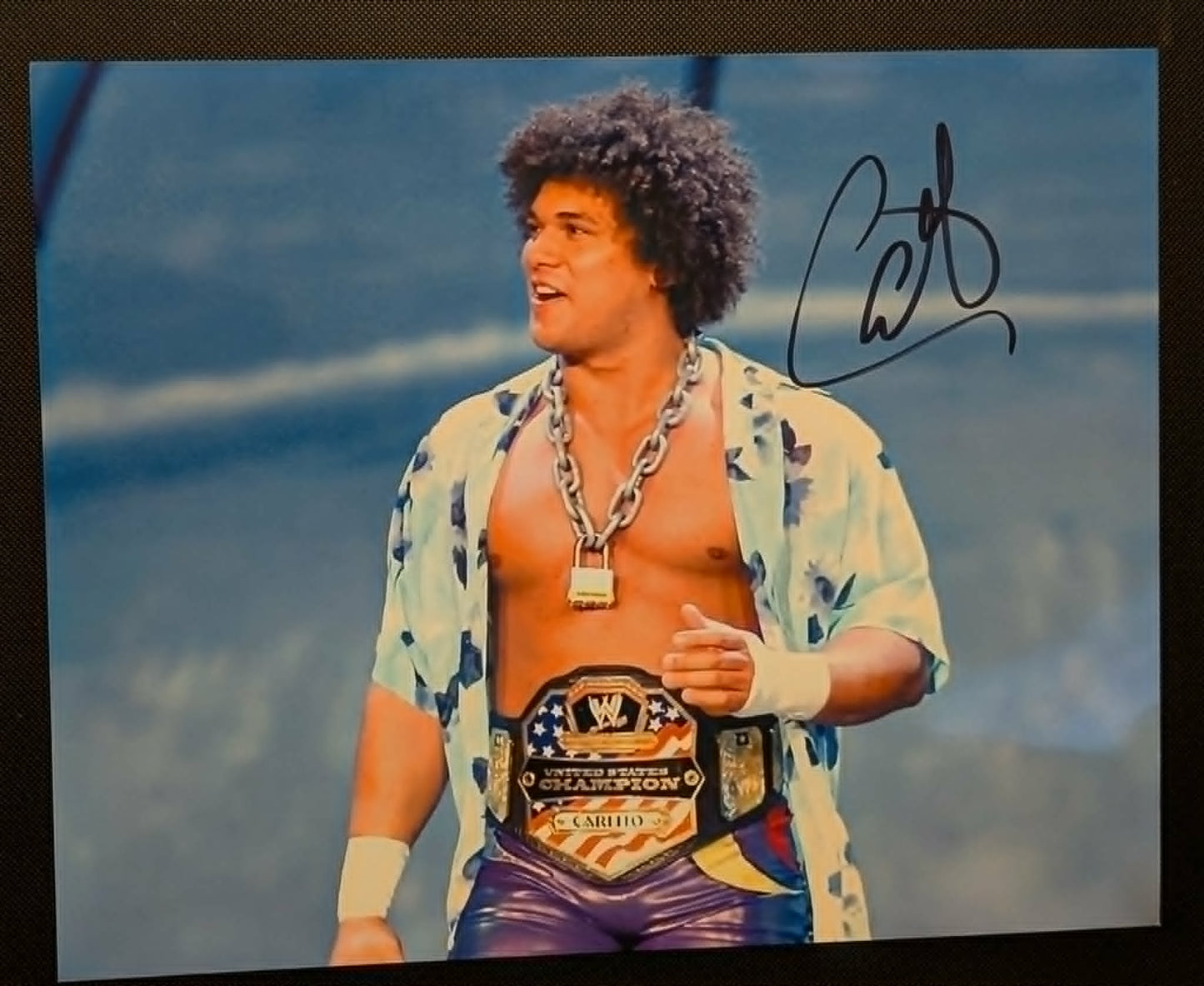Carlito Pose 7 Signed Photo COA