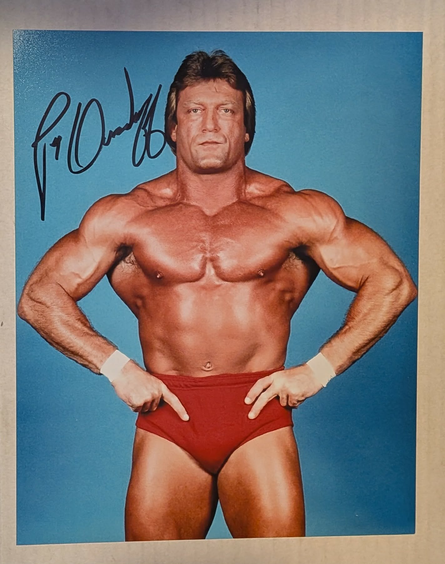 Paul "Mr Wonderful" Orndorff Pose 8 Signed Photo COA