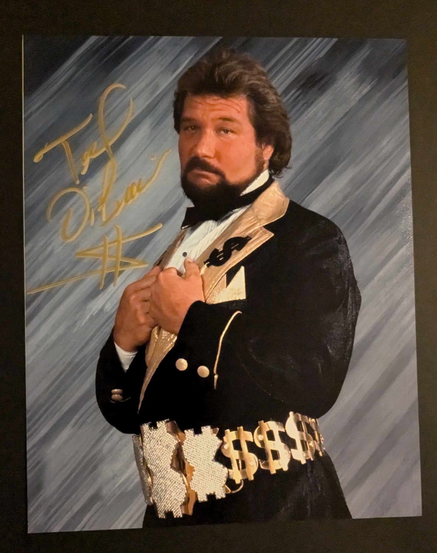 Ted Dibiase Pose 2 Signed Photo COA