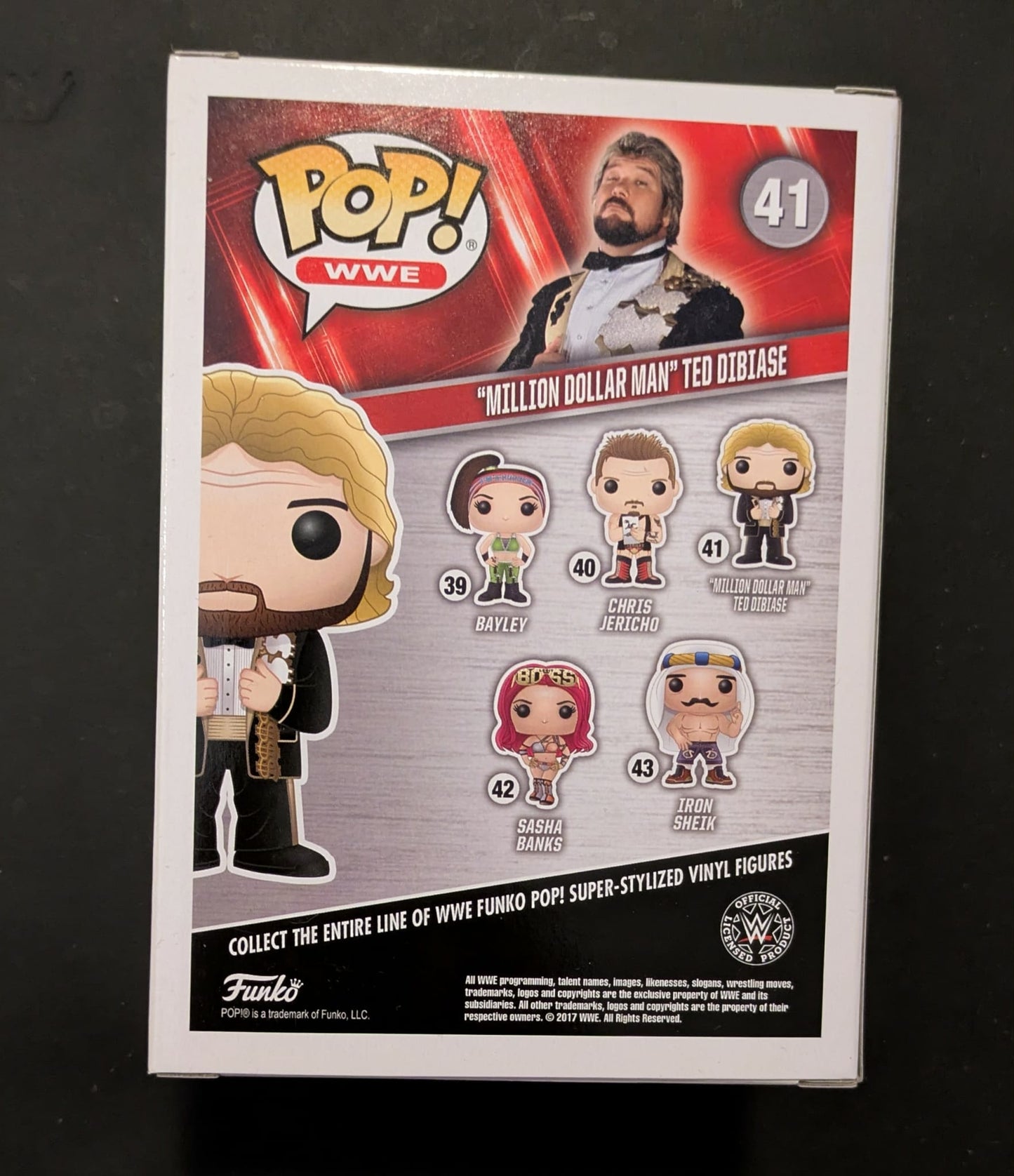Ted Dibiase Signed WWE Funko Pop COA