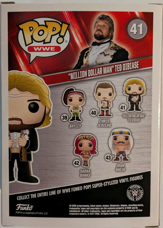 Ted Dibiase Signed WWE Funko Pop COA