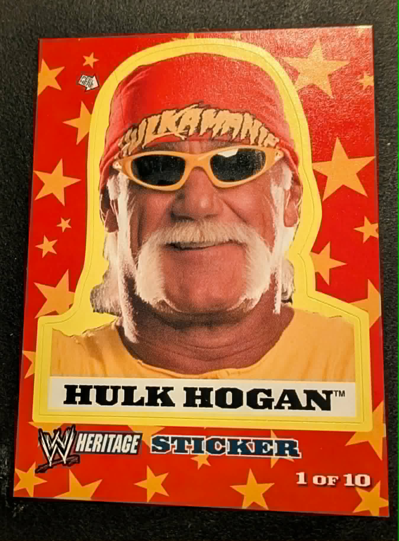 Hulk Hogan 2005 Topps Heritage Sticker