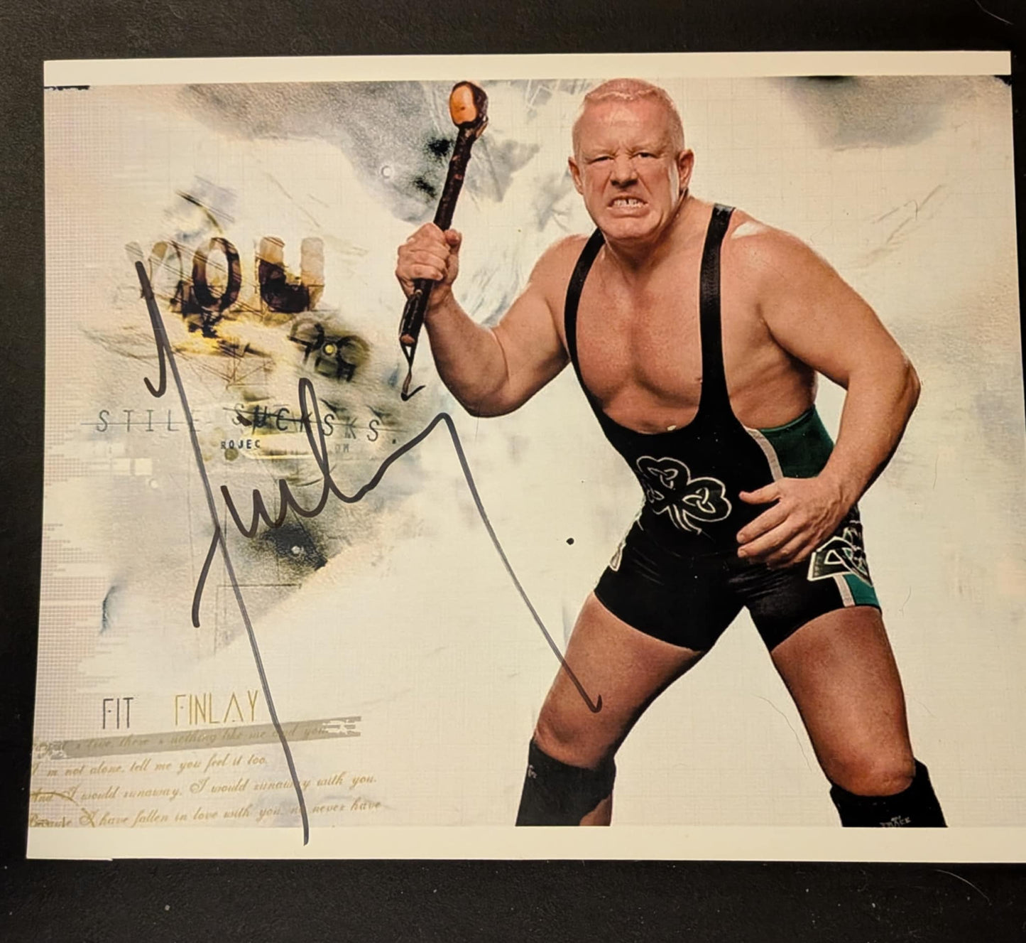 Finlay Signed Photo COA