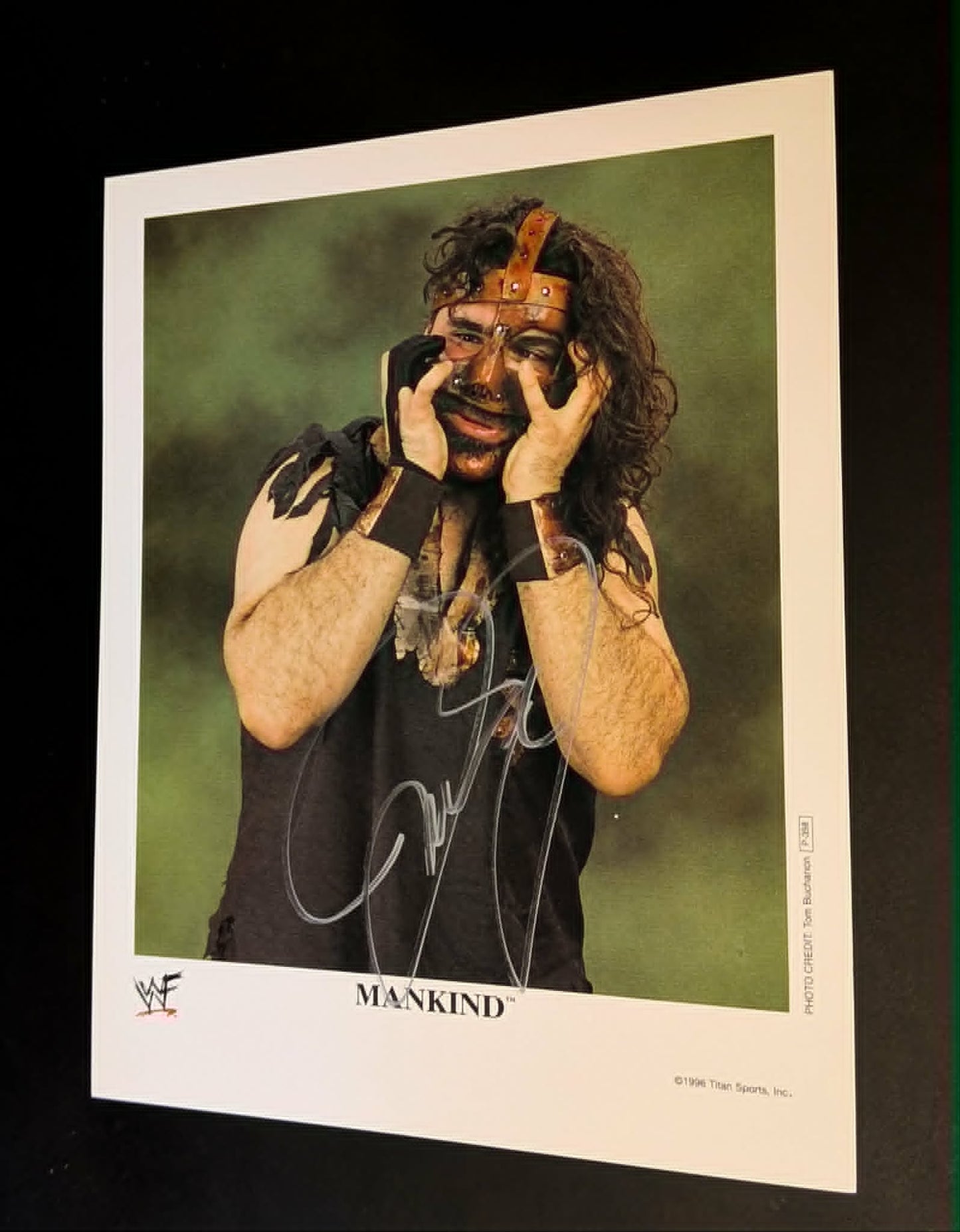 Mankind (Mick Foley) Pose 2 Signed Photo COA