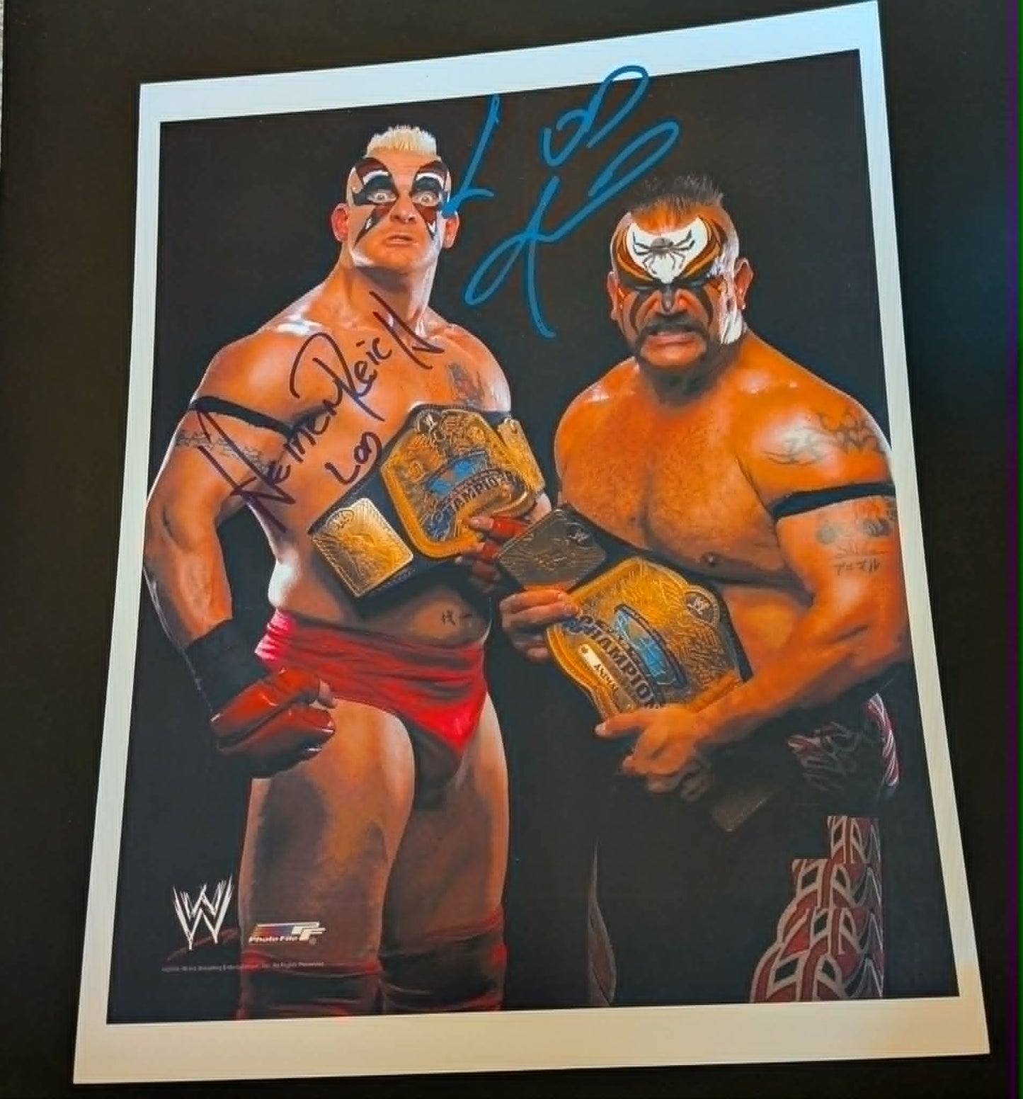 LOD Road Warrior Animal & Heidenreich 8.5x11 Dual Signed Photo COA