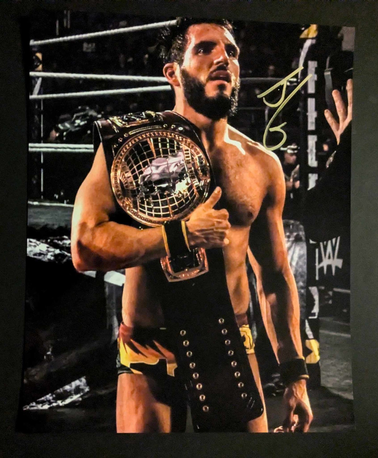 Johnny Gargano Pose 2 Signed Photo COA
