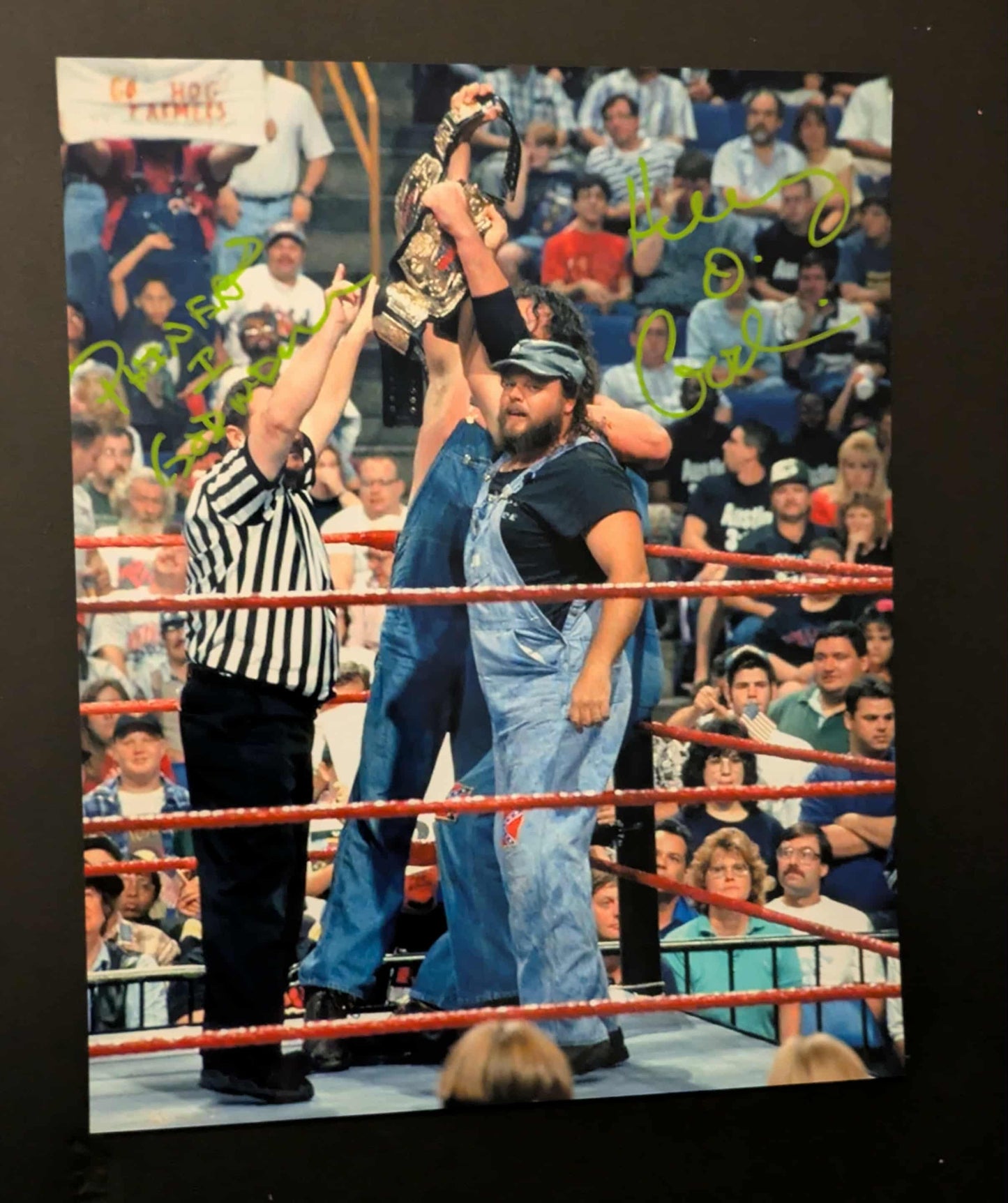 Godwinns Pose 3 Dual Signed Photo COA