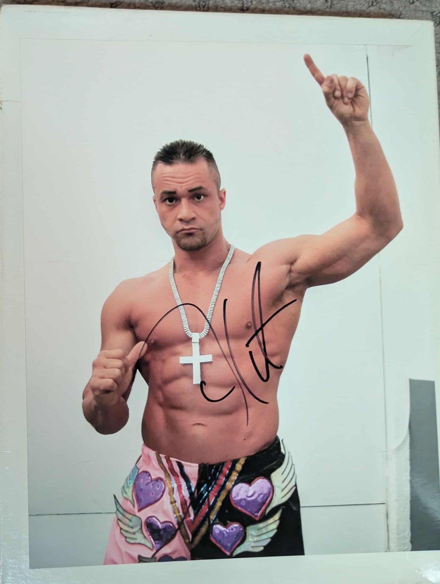 Teddy Hart Pose 1 Signed Photo COA