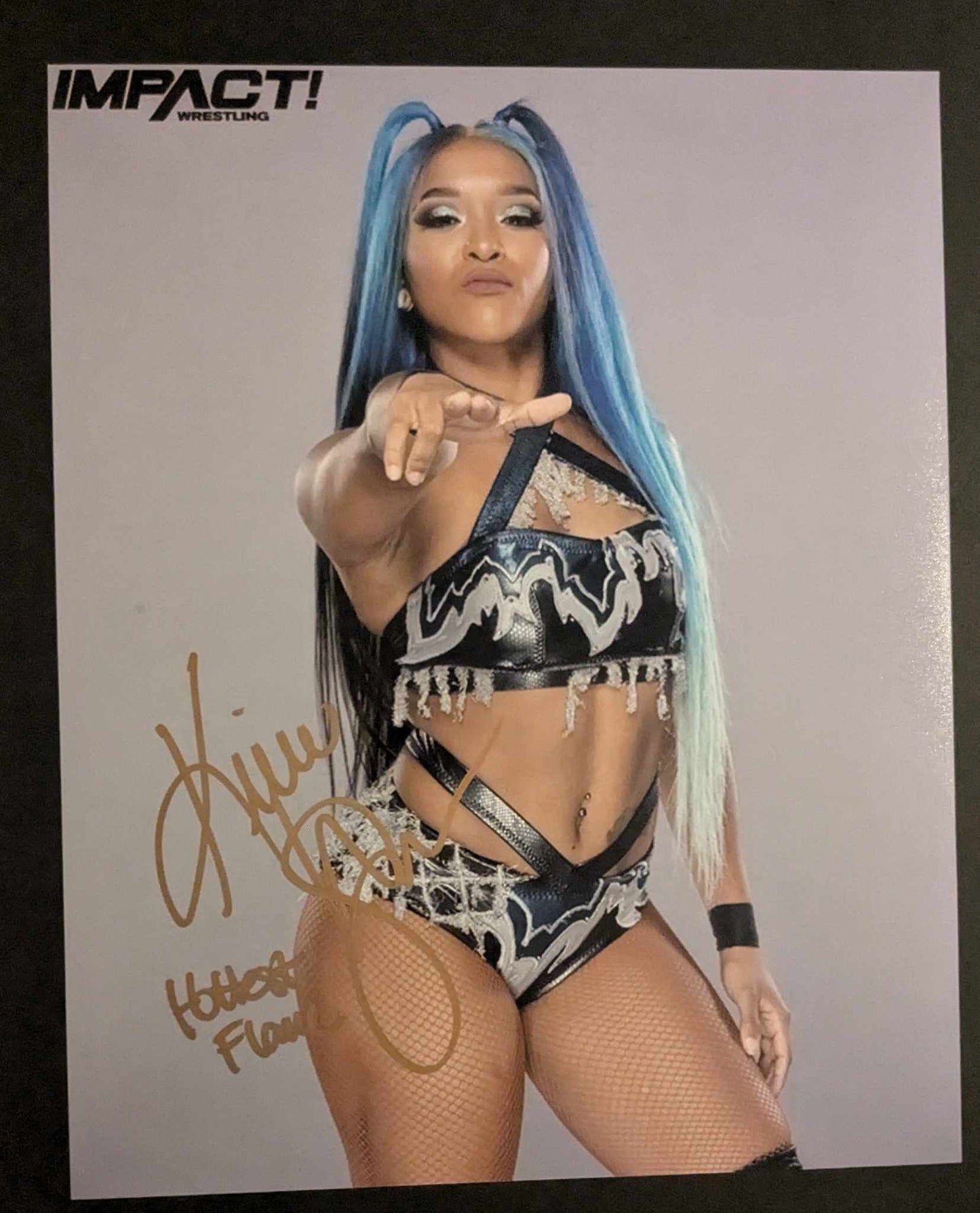 Kiera Hogan Pose 7 Signed Photo COA