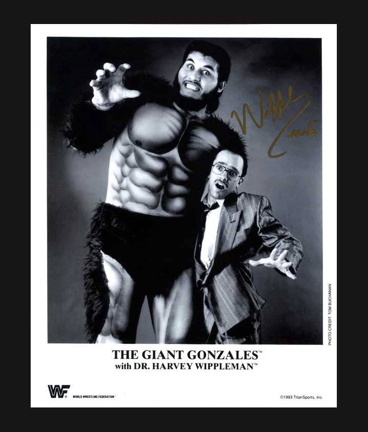 Harvey Wippleman Pose 4 Signed Photo COA