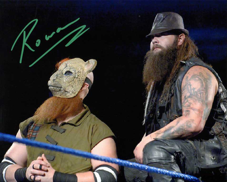 Erick Rowan Pose 11 Signed Photo COA
