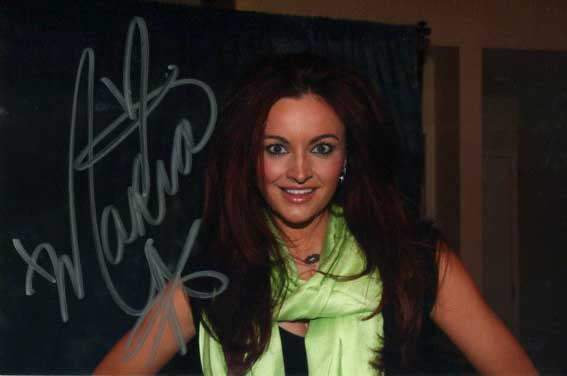Maria Pose 1 Signed Candid (4x6 Size) Photo COA