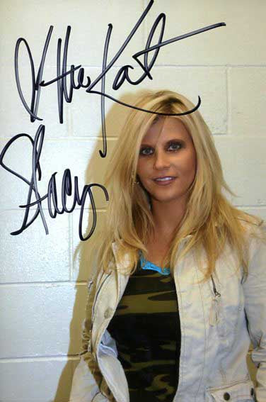 Stacy Carter The Kat Pose 1 Signed Candid (4x6 Size) Photo COA