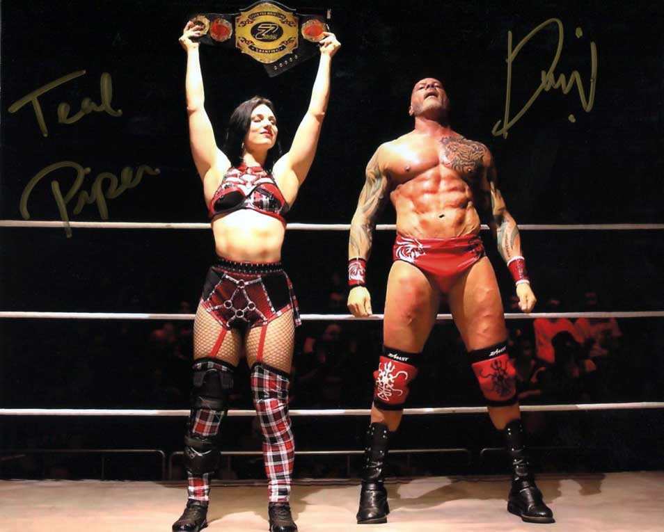 Teal Piper & Deimos Dual Signed Photo COA