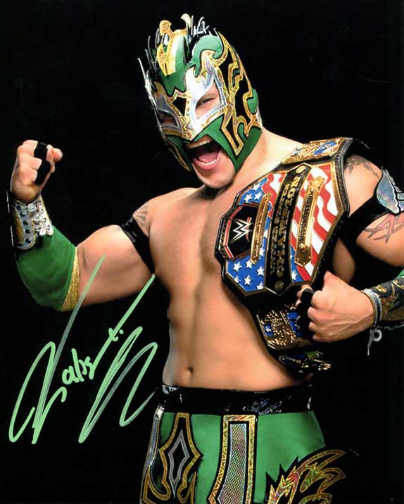 Kalisto (Samuray del Sol) Pose 2 Signed Photo COA