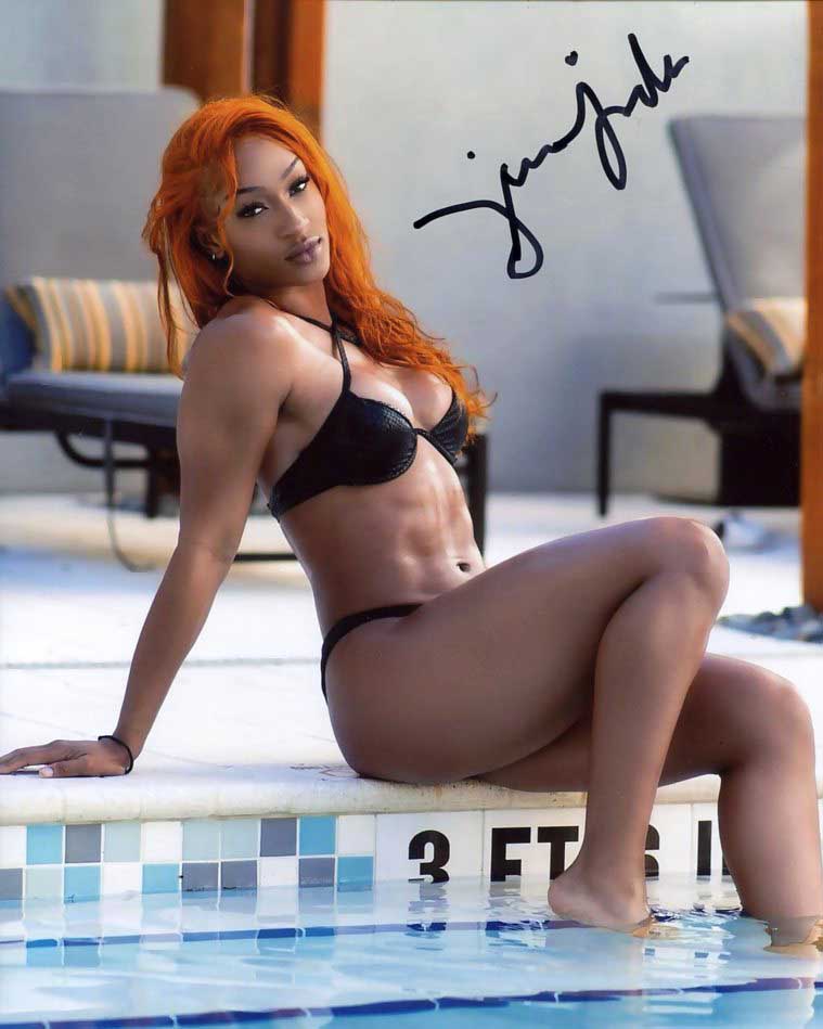 Jakara Jackson Pose 1 Signed Photo COA