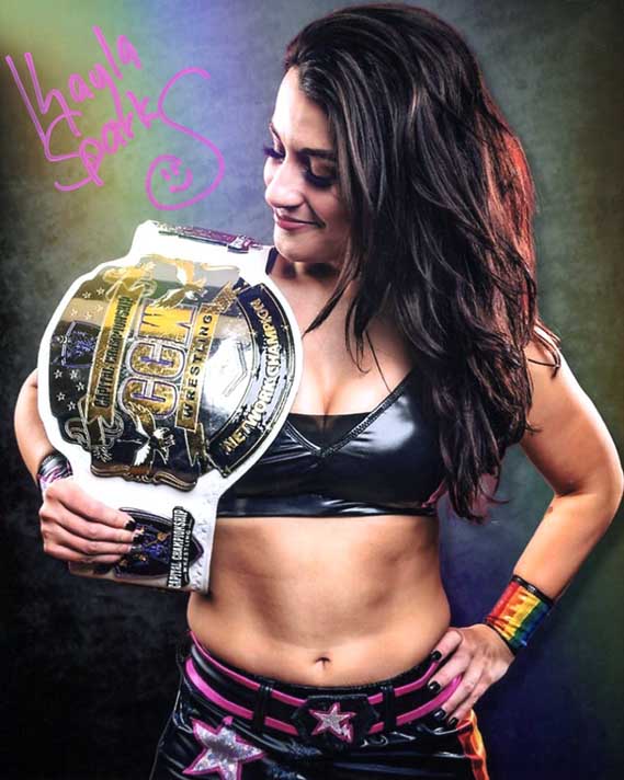 Kayla Sparks Pose 1 Signed Photo COA