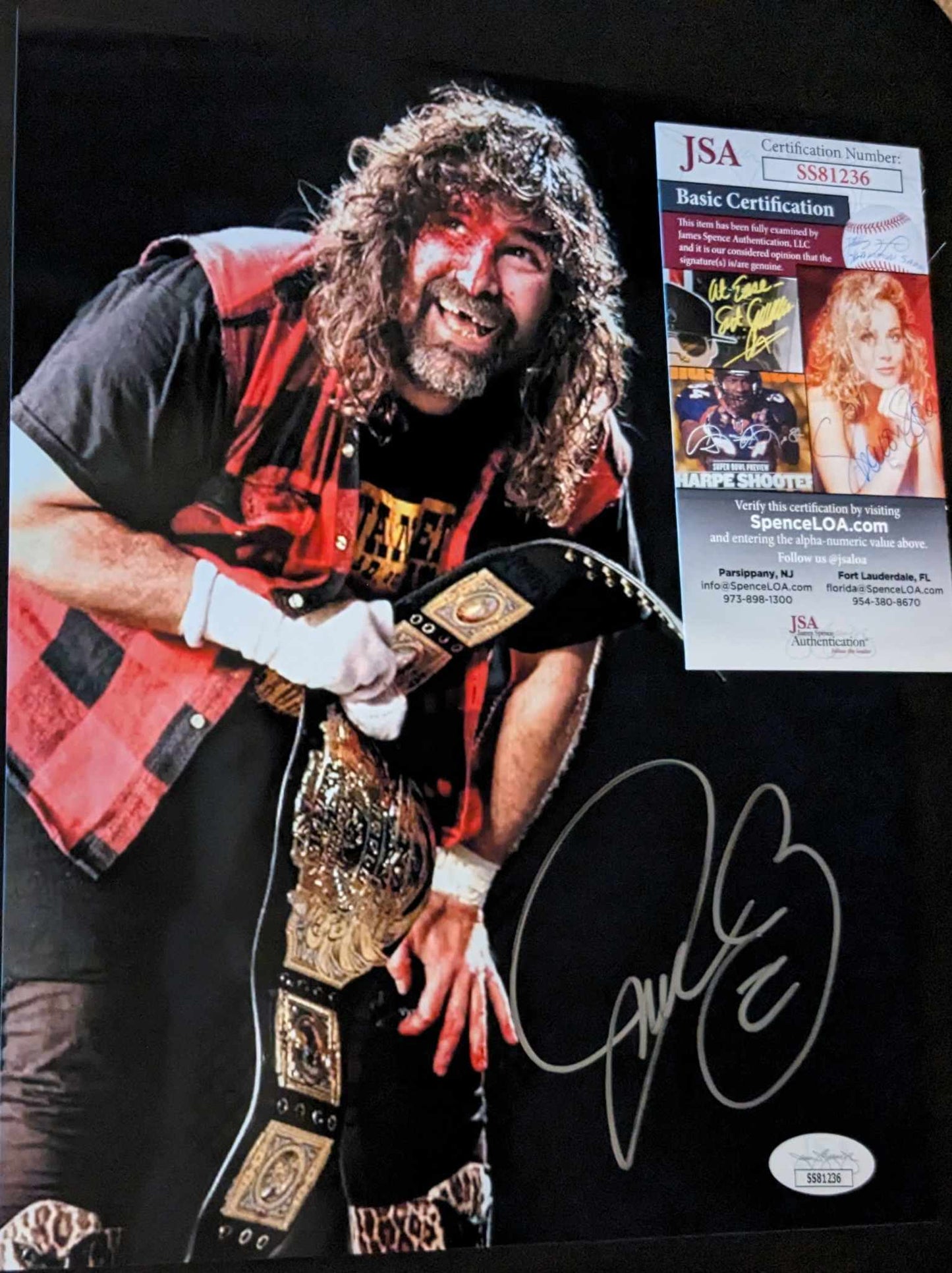 Cactus Jack Pose 2 Signed 8x10 Photo JSA COA