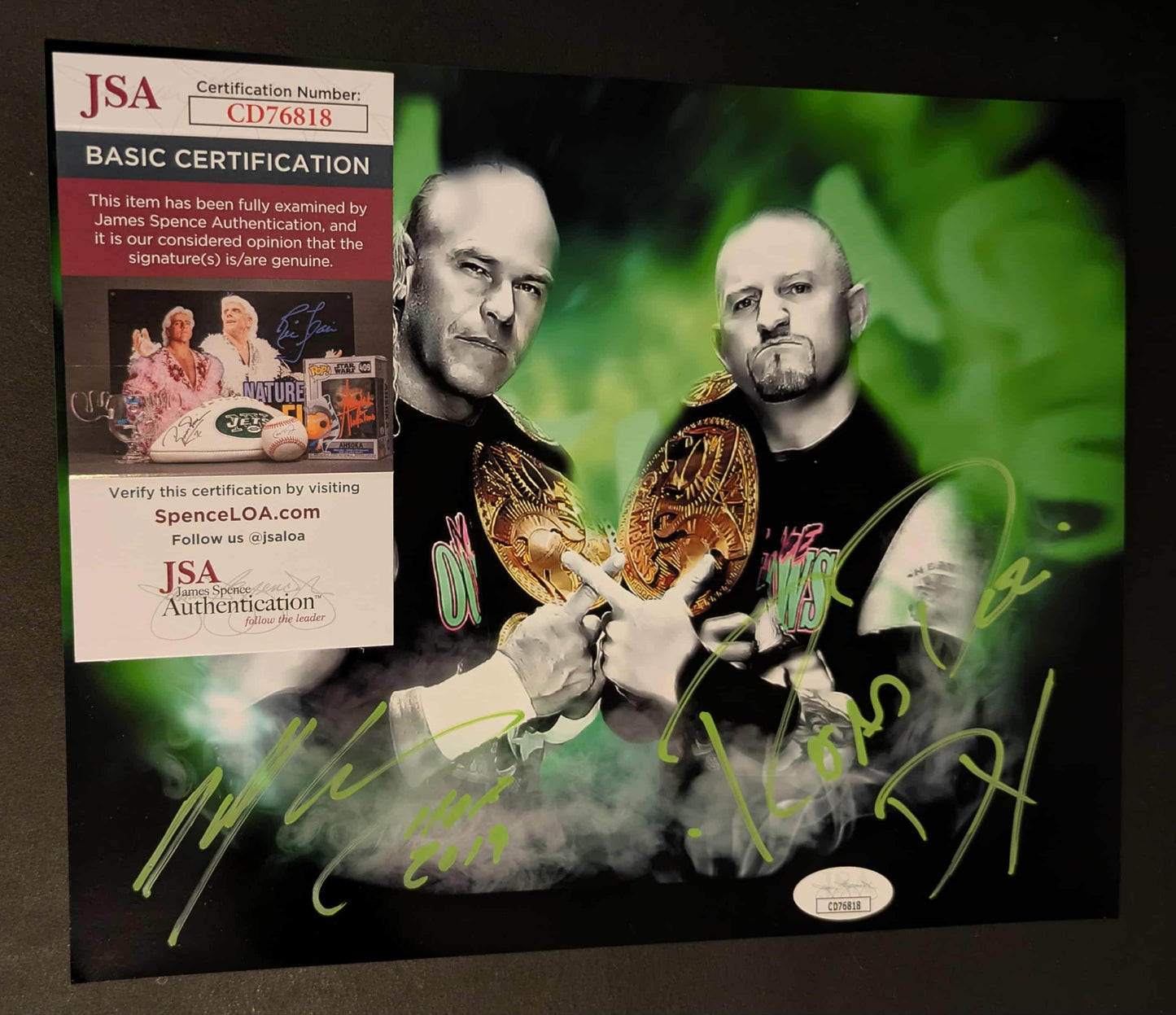 New Age Outlaws Signed Photo A JSA COA