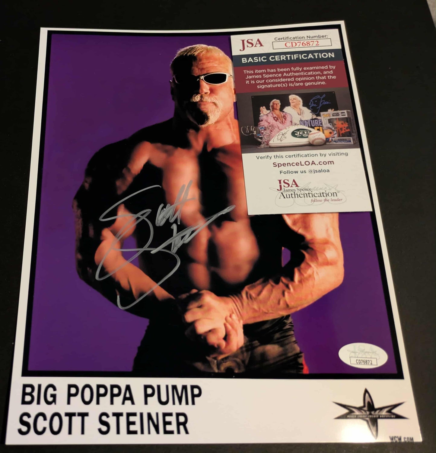 Scott Steiner Signed Photo C JSA COA