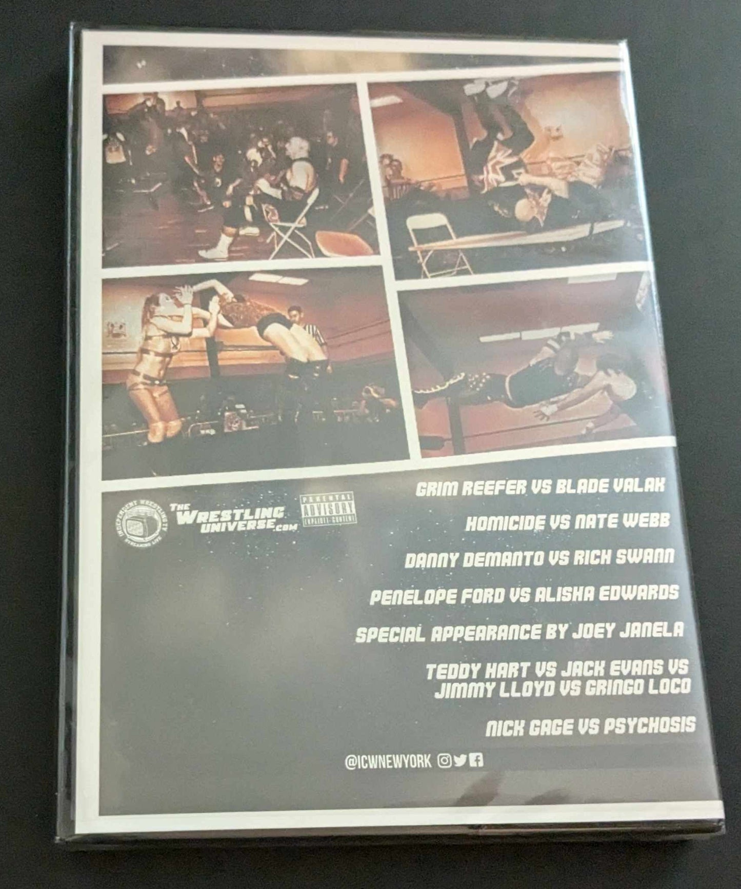 ICW Sky's The Limit 2018 DVD Sealed Nick Gage Joey Janela Psychosis (Rare)