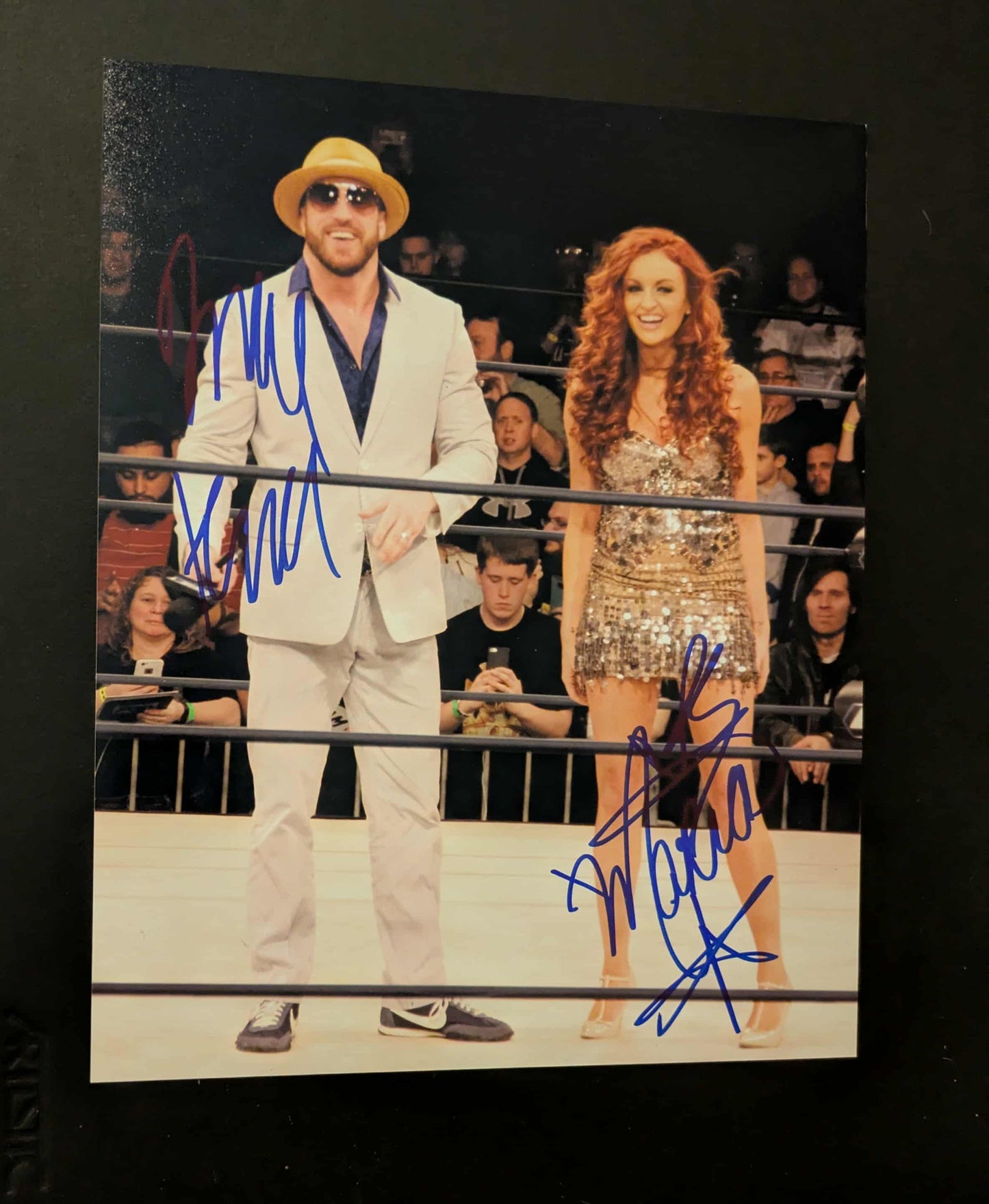 Maria & Mike Kanellis Pose 2 Dual Signed Photo COA