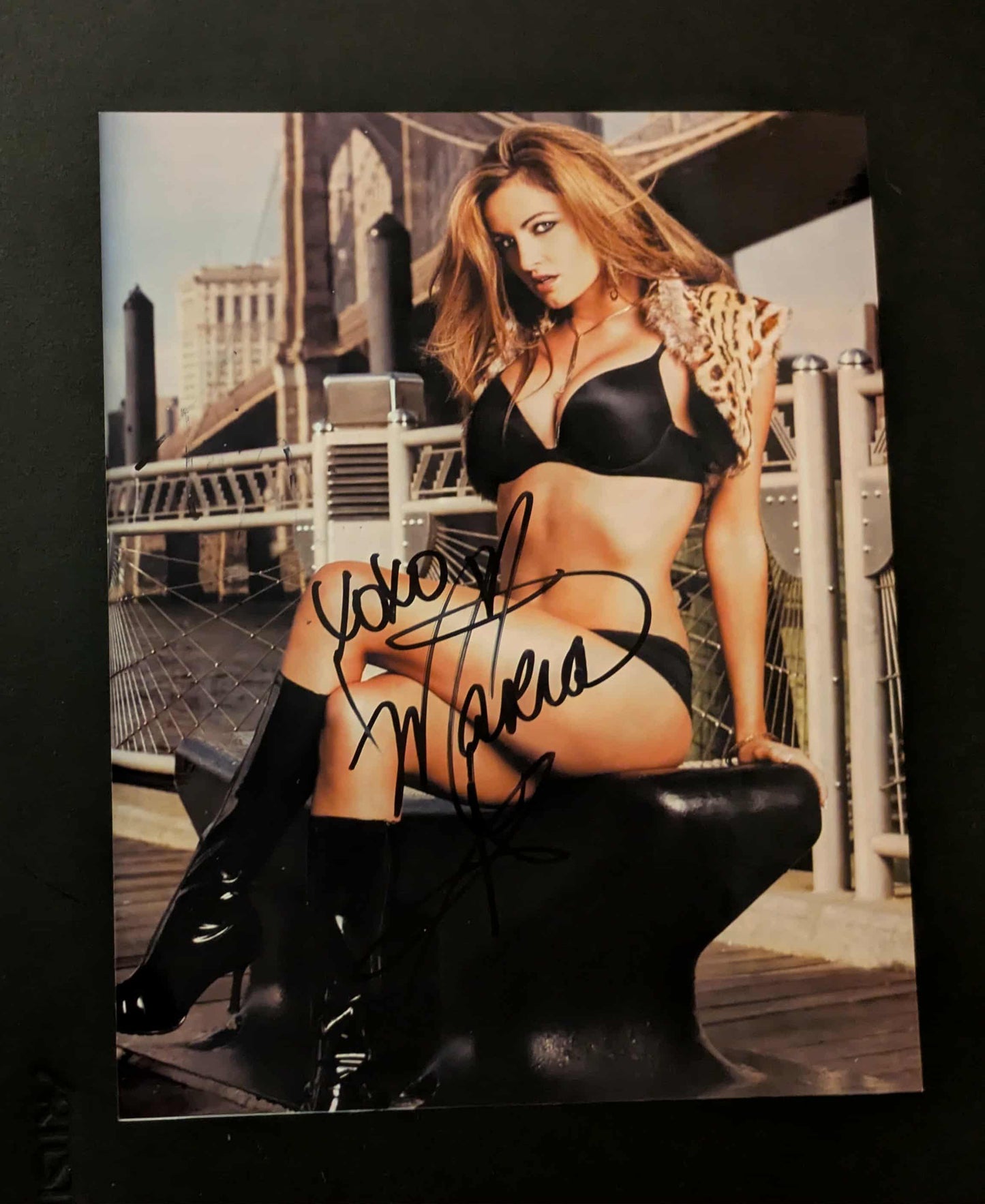 Maria Pose 3 Signed Photo COA