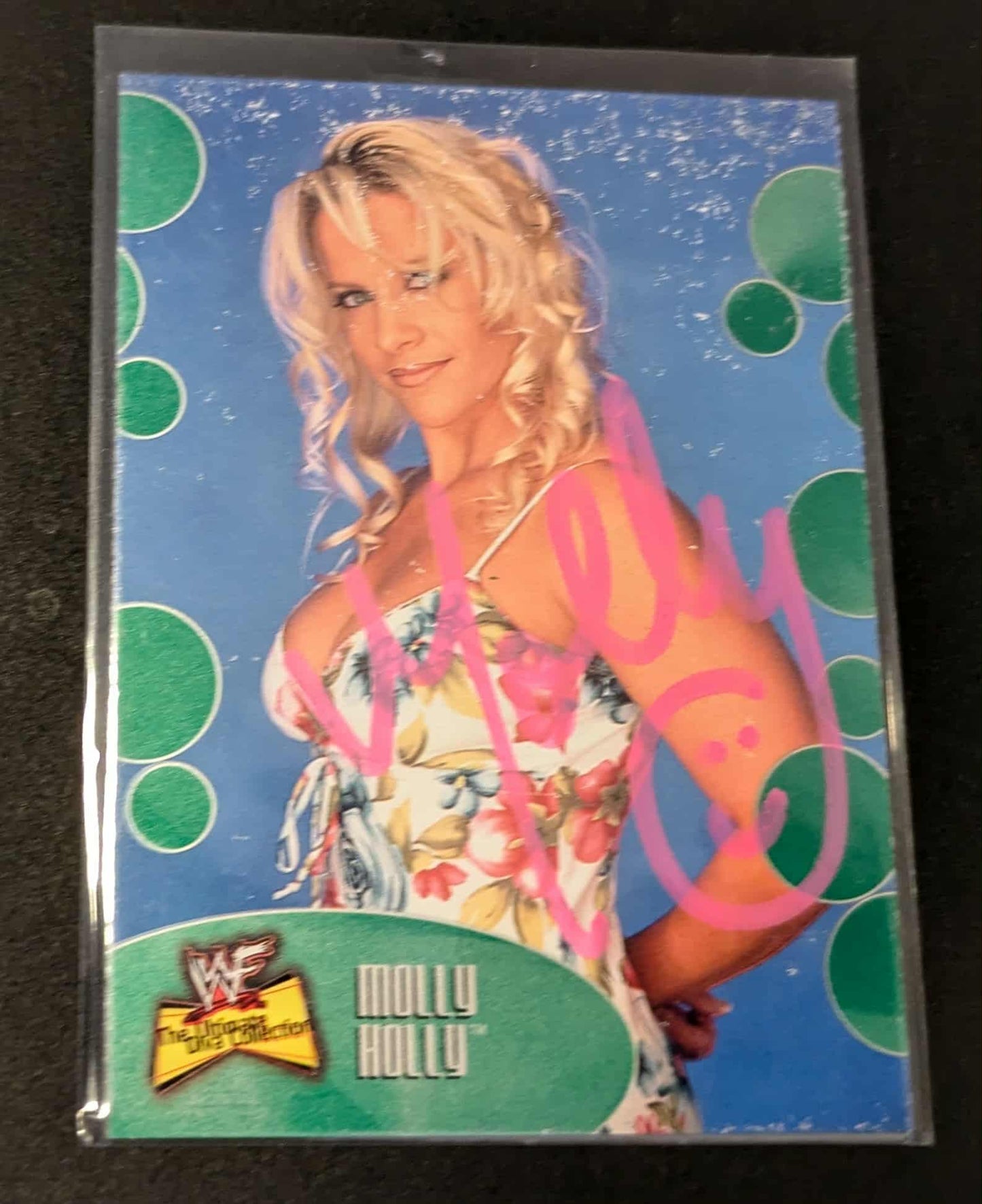 Molly Holly 2001 Fleer WWF #41 RC Signed Ultimate Divas Collection COA