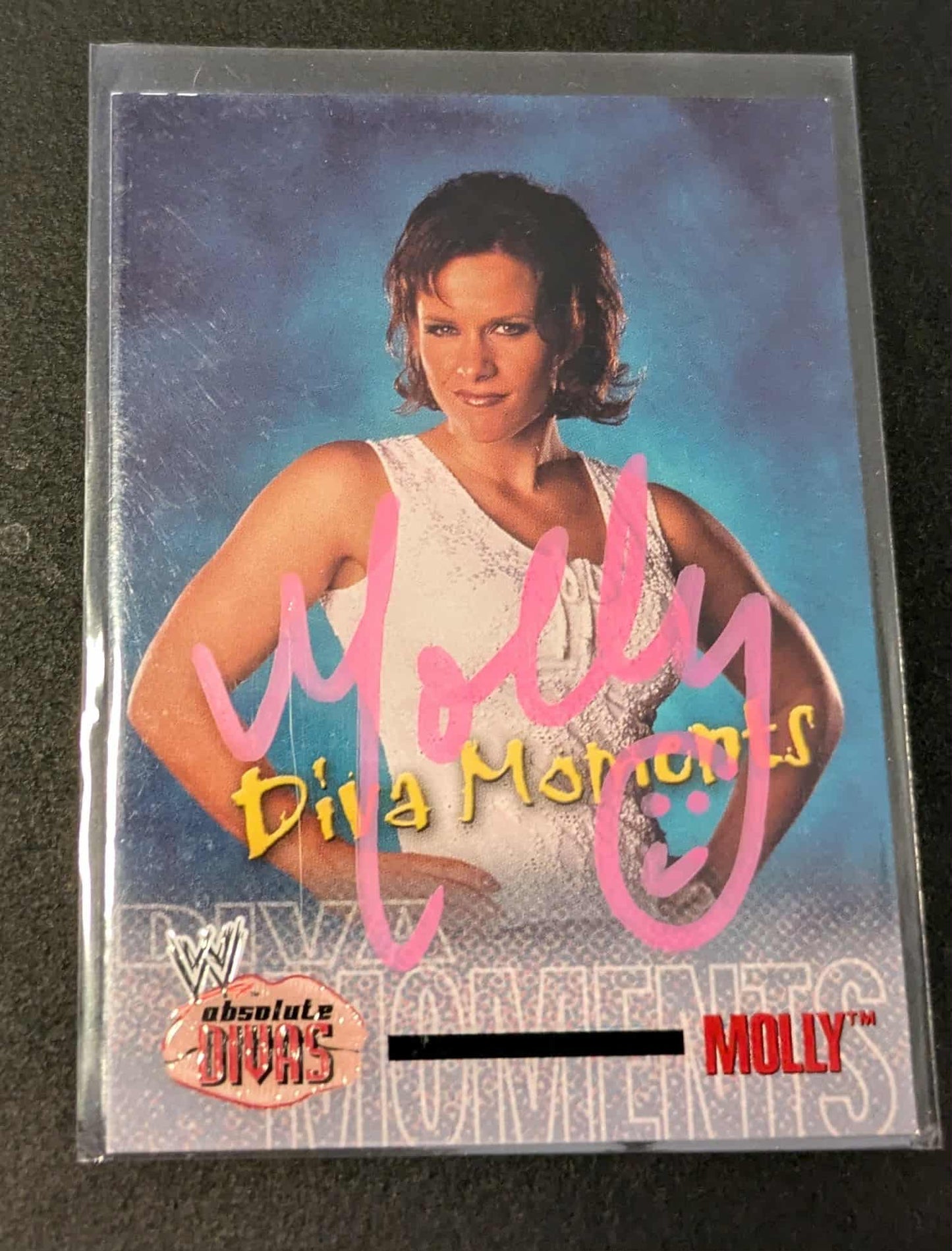 Molly Holly 2002 Fleer WWF #68 Signed Diva Moments COA