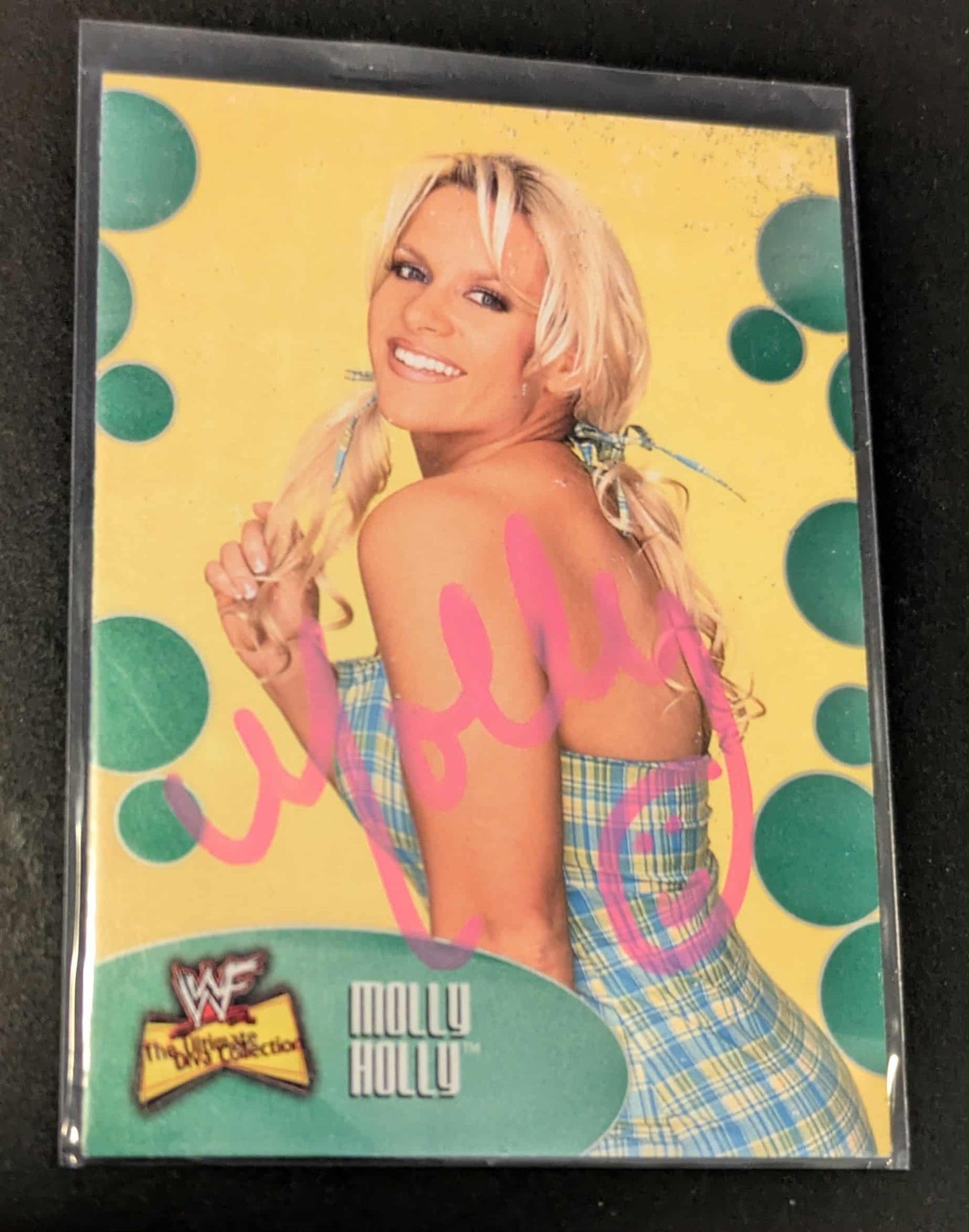 Molly Holly 2001 Fleer WWF #13 RC Signed Ultimate Divas Collection COA