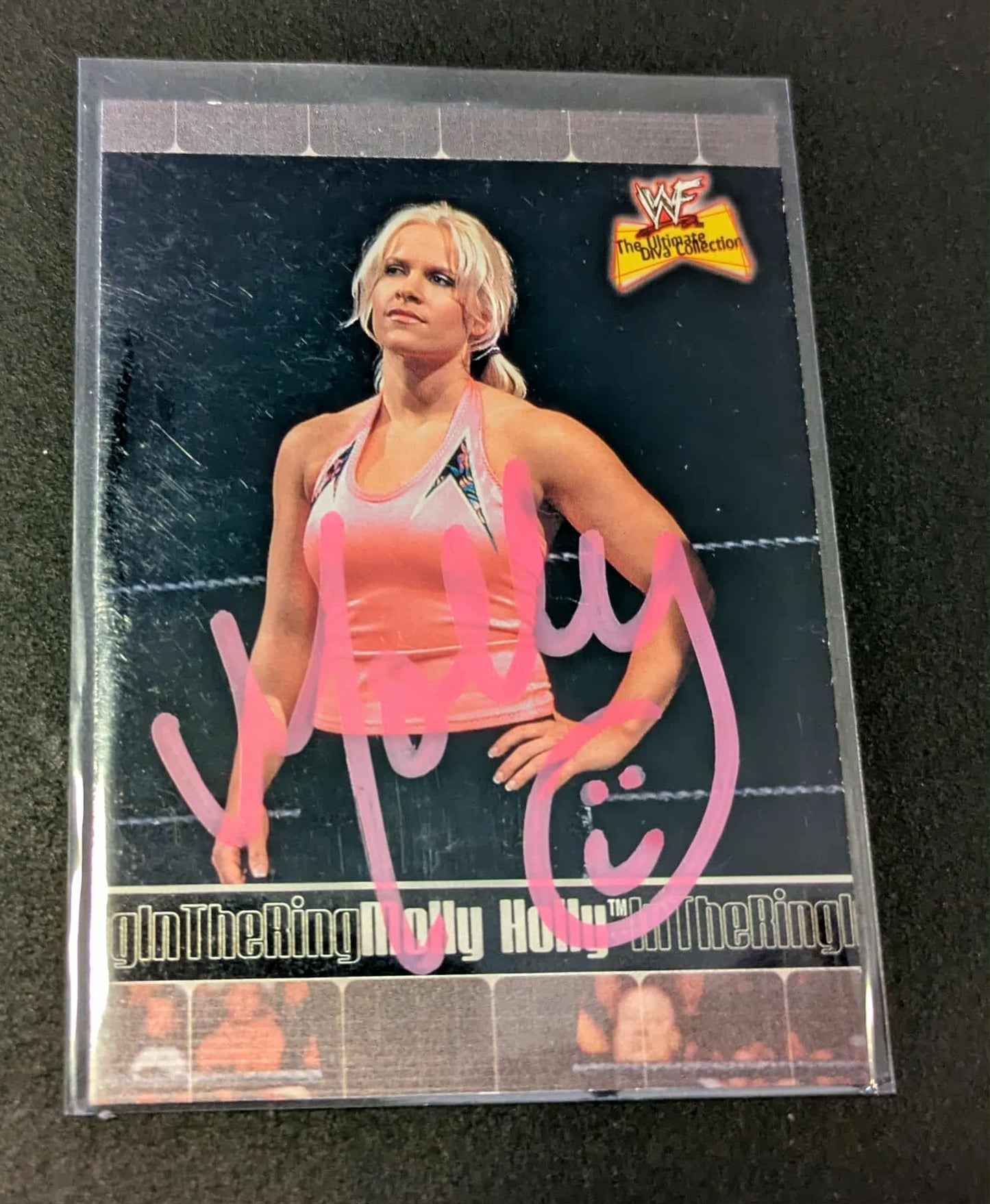 Molly Holly 2001 Fleer WWF #11 RC Signed Ultimate Divas Collection COA