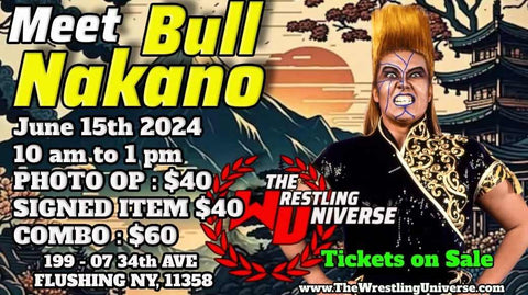 In-Store Meet & Greet with Bull Nakano Sat June 15th 10AM-1PM