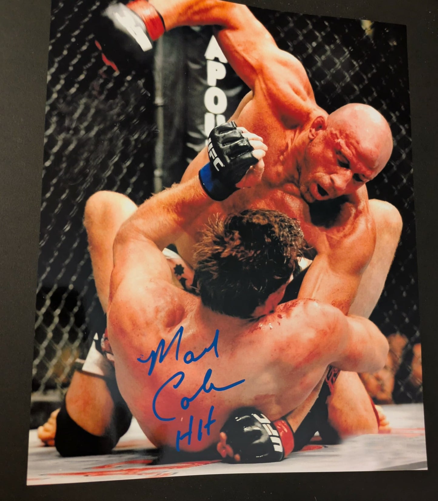 Mark Coleman Pose 1 Signed Photo COA