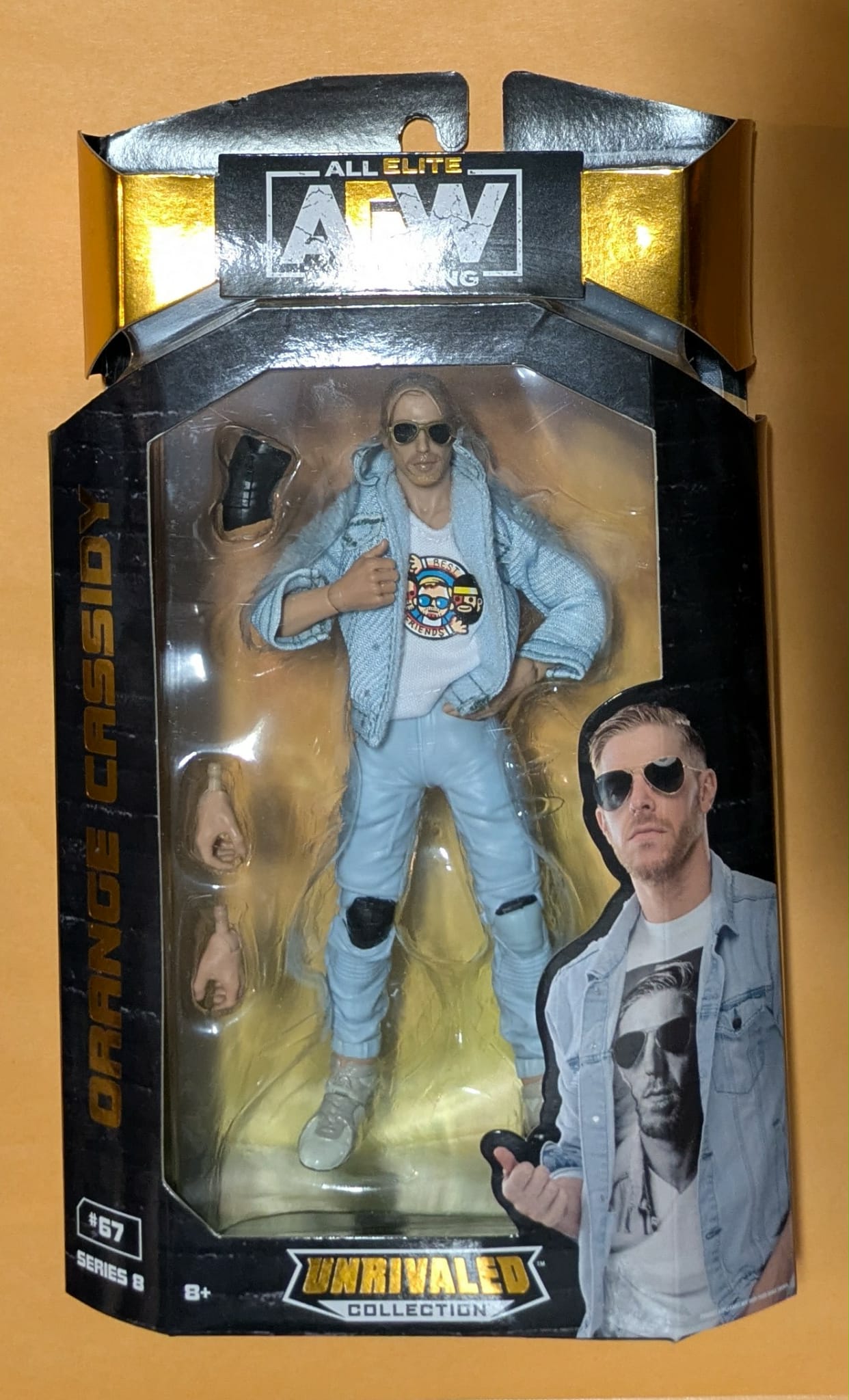 Holiday Special - AEW Unrivaled Collection #67 Orange Cassidy Action Figure
