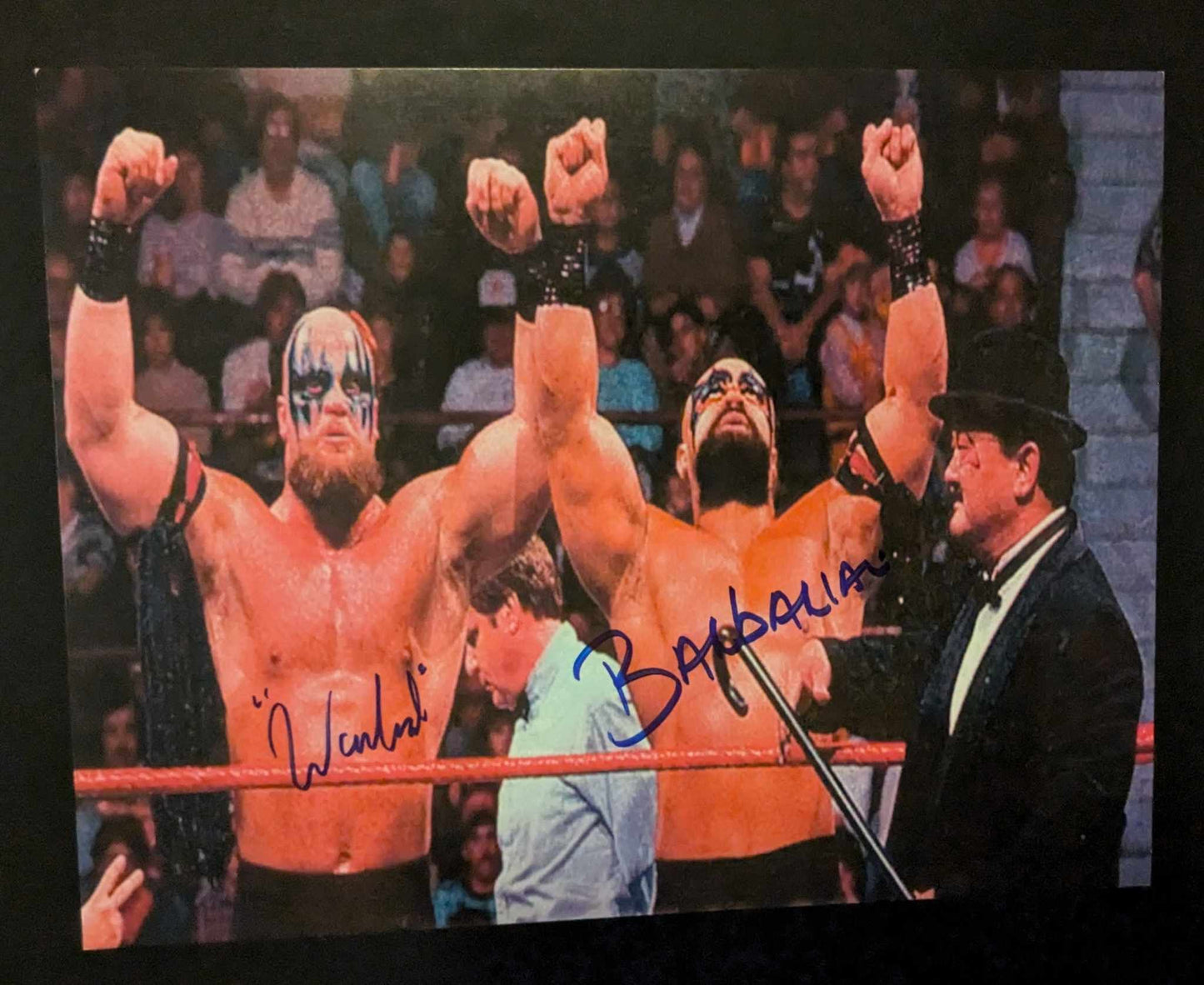 Powers Of Pain Pose 9 Dual Signed Photo COA 8.5x11 Size