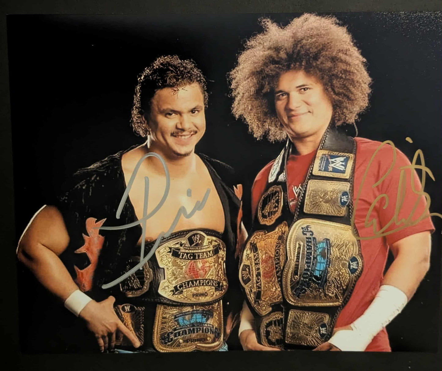 Carlito & Primo Dual Signed Photo COA