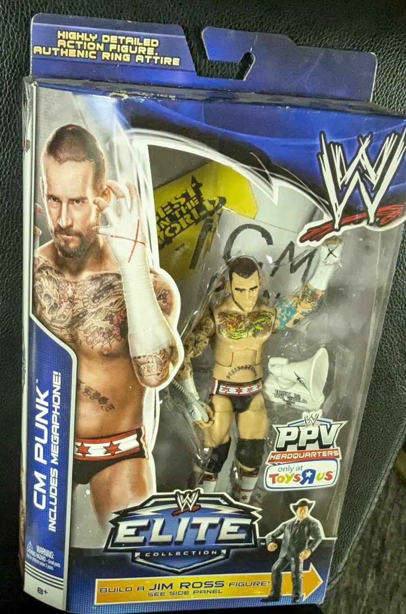 CM PUNK WWE Elite Collection Figure PPV Headquarters Jim Ross – The  Wrestling Universe