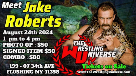 In-Store Meet & Greet with Jake The Snake Roberts Sat Aug 24th 1-4PM