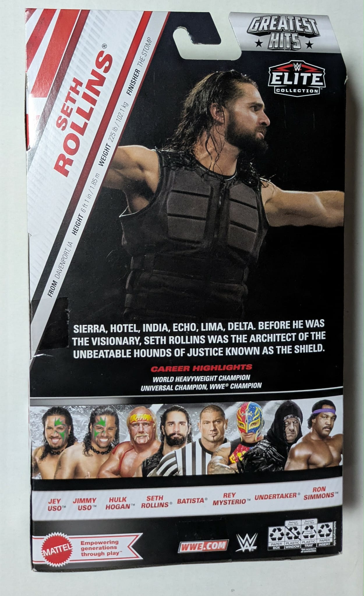 Holiday Sale - WWE Elite Collection Greatest Hits Series 7 Seth Rollins Action Figure