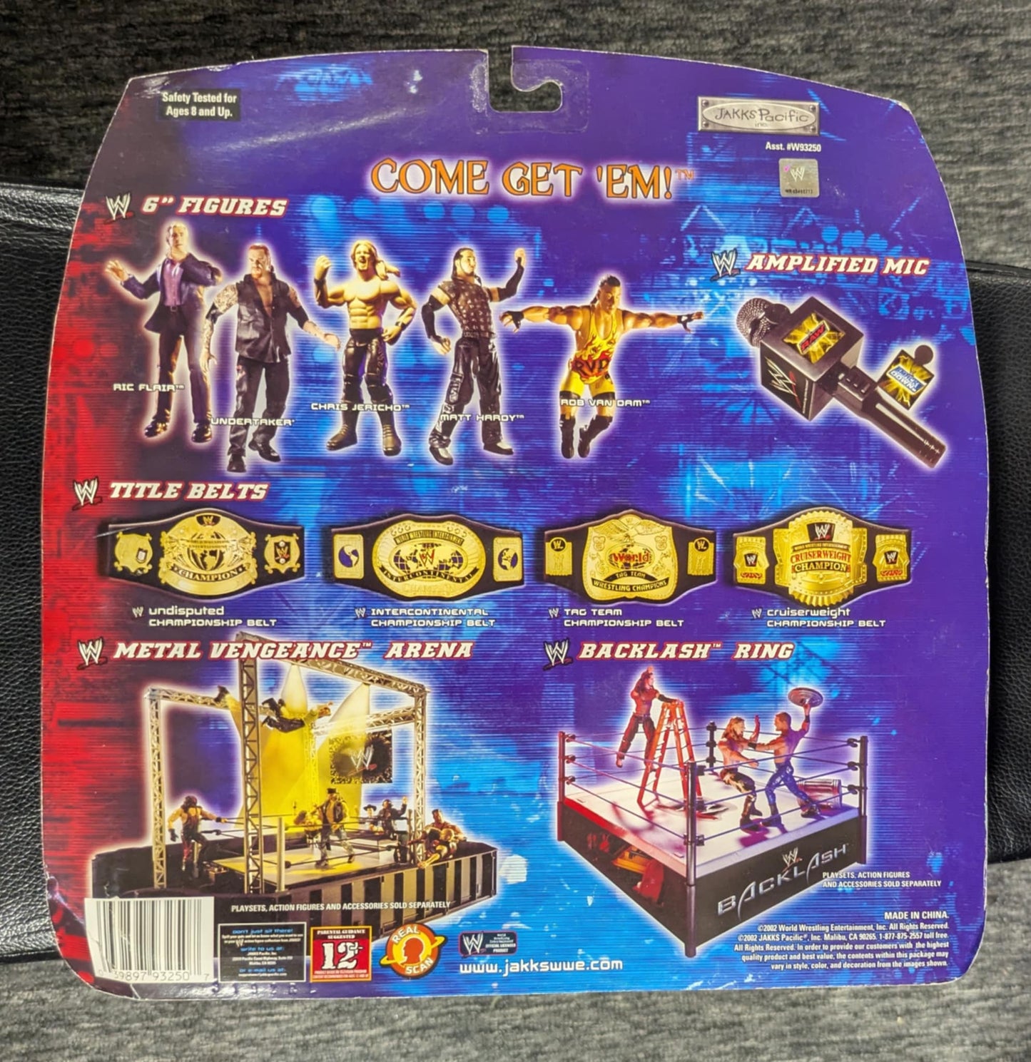 Rob Van Dam vs Booker T Signed WWE RINGSIDE RIVALS JAKKS 2-PACK Figure COA