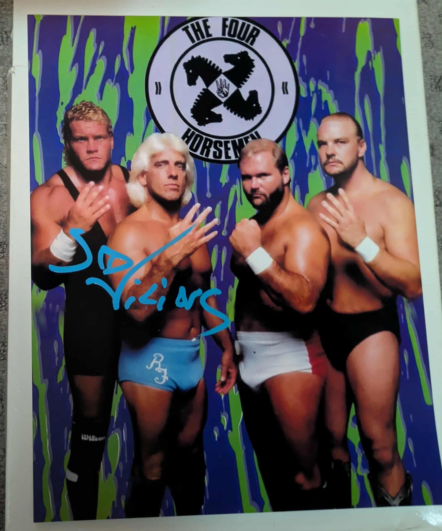 Sid Vicious (Four Horsemen) Signed Photo COA