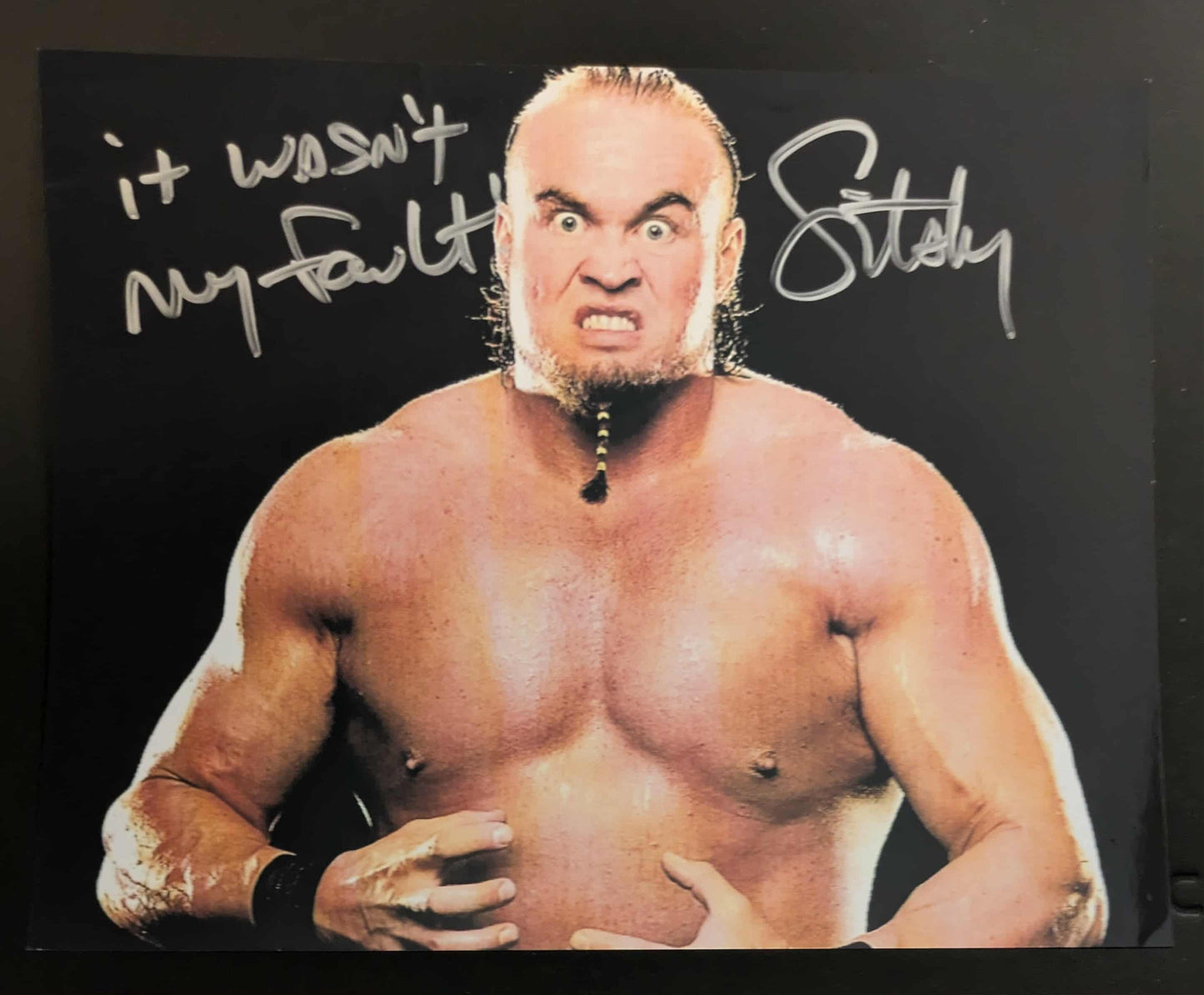 Snitsky Inscribed "It Wasn't My Fault" Signed Photo COA