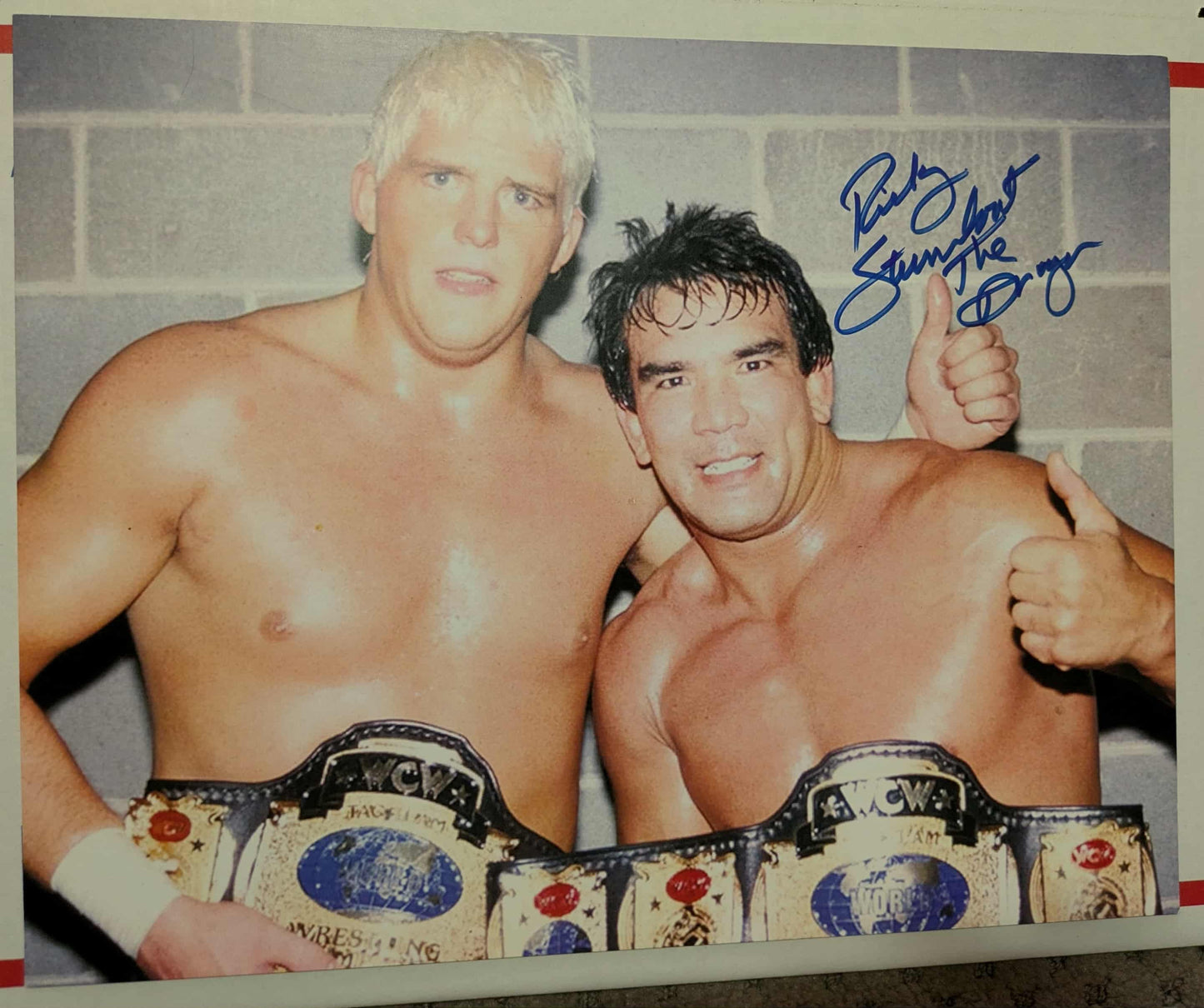 Ricky Steamboat Signed 11x14 Photo COA