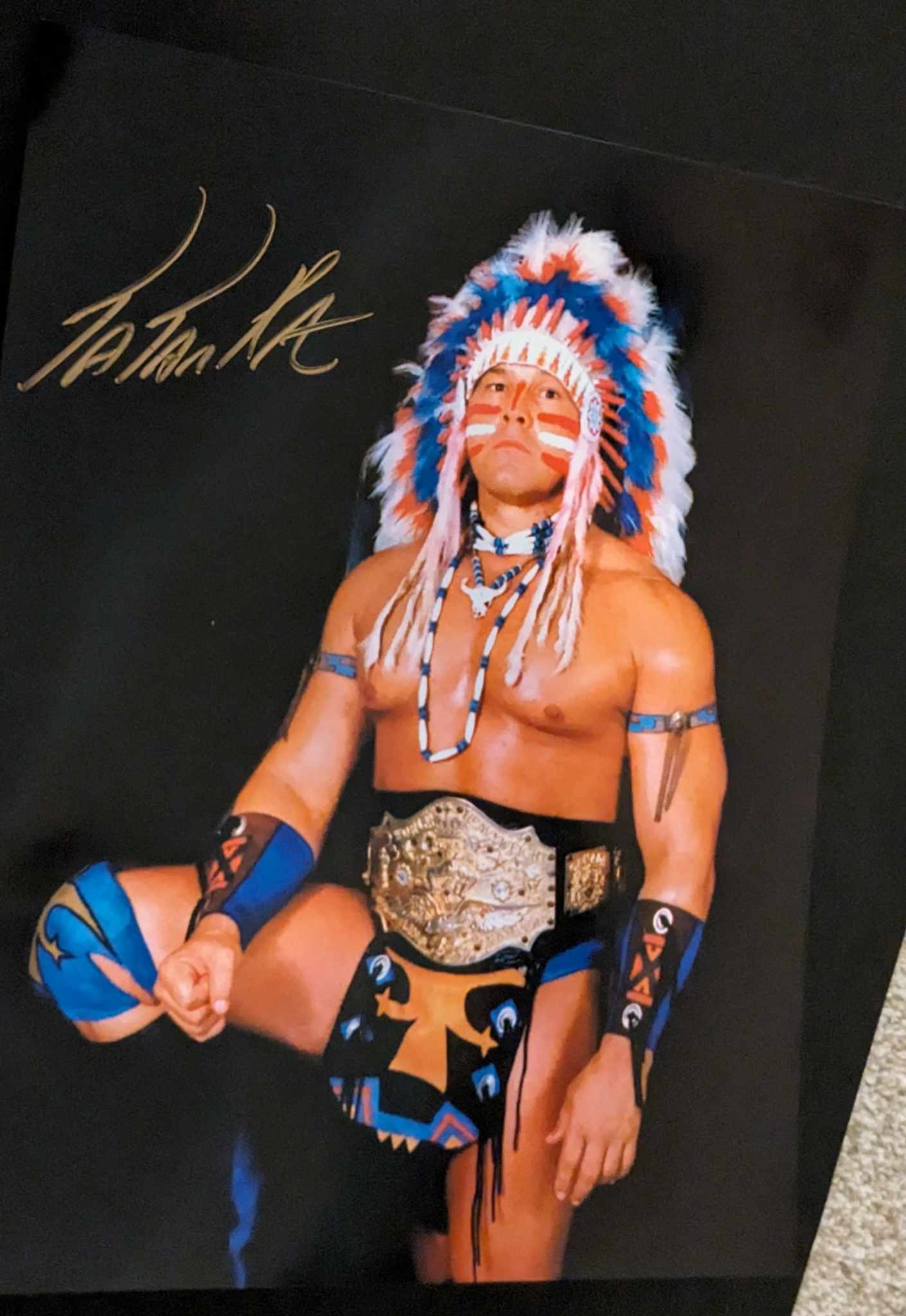 Tatanka Pose 5 Signed Photo COA