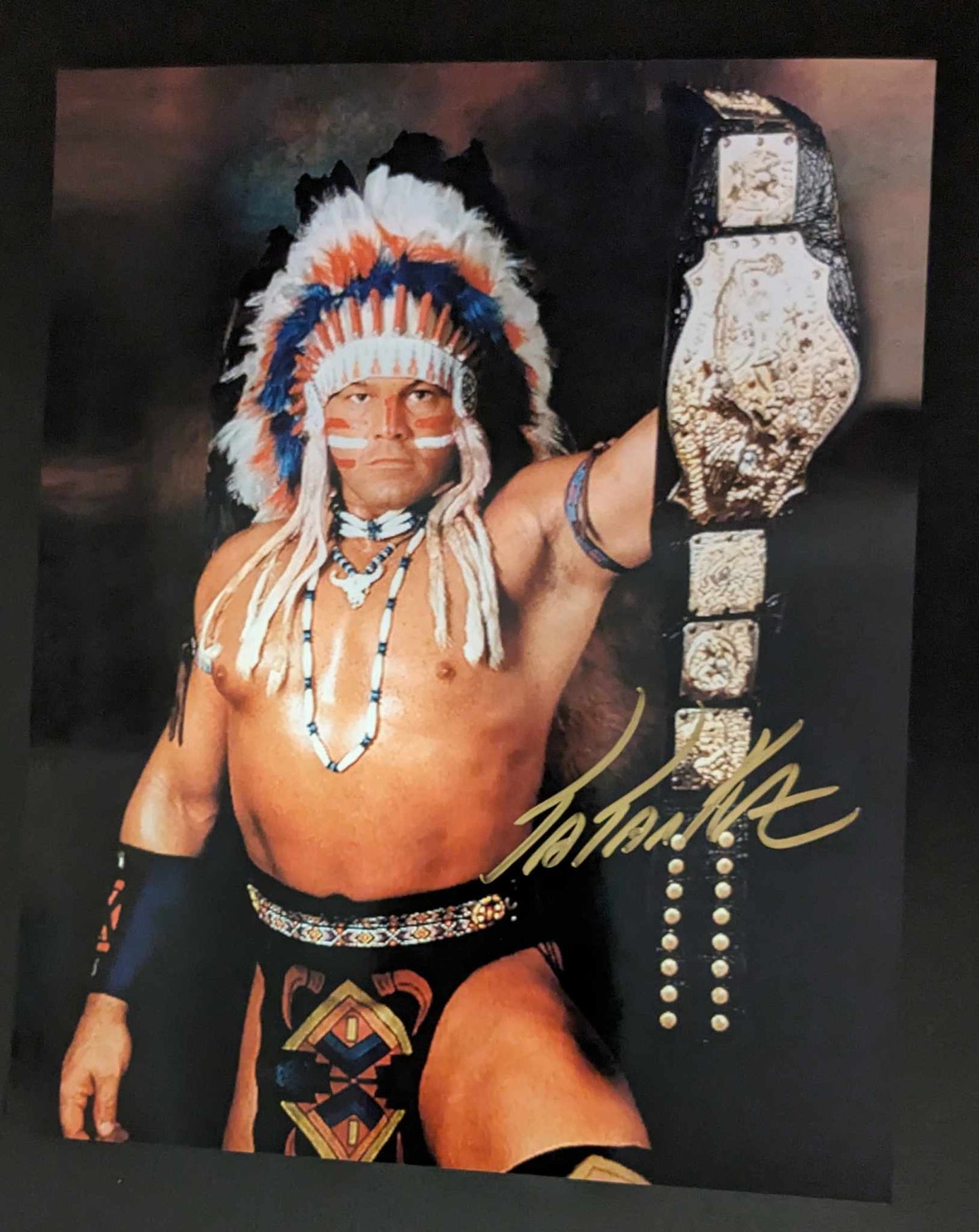 Tatanka Pose 6 Signed Photo COA