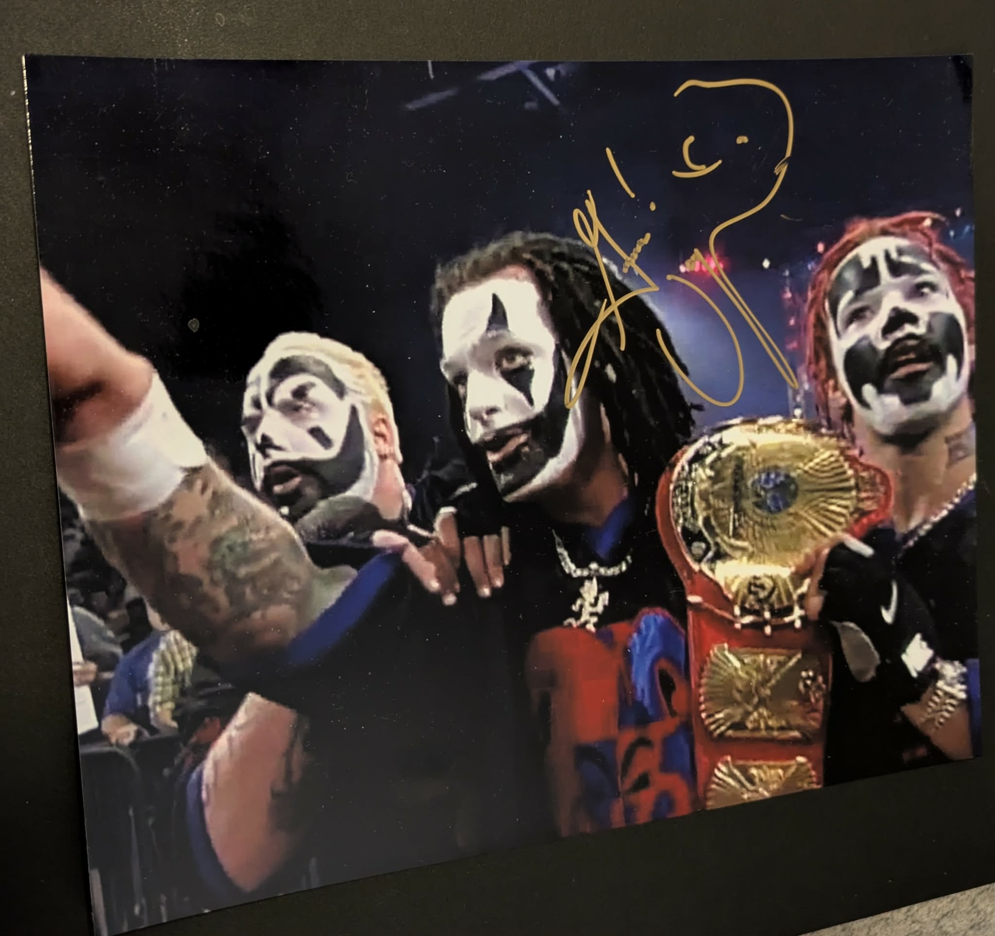 Vampiro Signed Photo SMALL SMUDGE COA The Wrestling Universe vampiro-signed-photo-small-smudge-coa-the-wrestling-universe