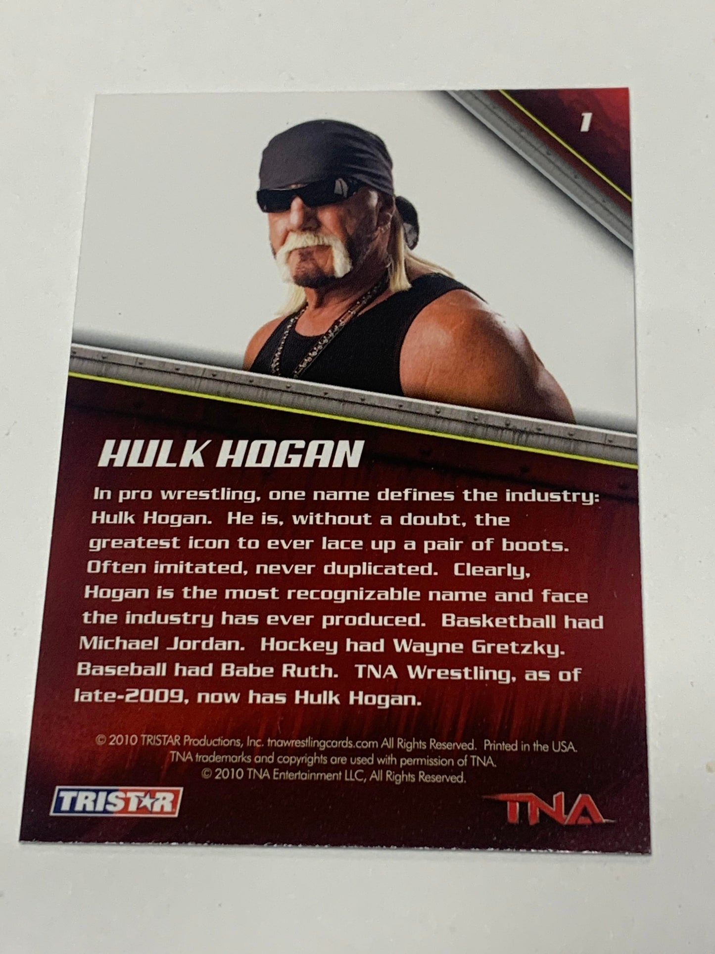Hulk Hogan 2010 TNA New Era Card #1