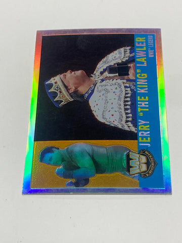 Jerry Lawler 2006 WWE Topps Chrome Heritage X-FRACTOR Card #80