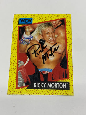 Ricky Morton 1991 WCW SIGNED Card #102